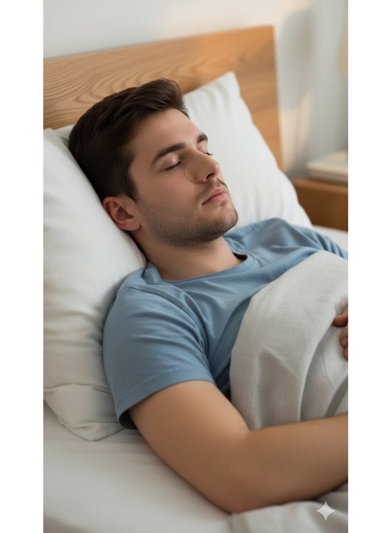 Anti-snoring nasal strips, safe and effective nasal patch for better breathing, 6-pack - Image 5